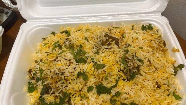 ￼Lamb Biryani.